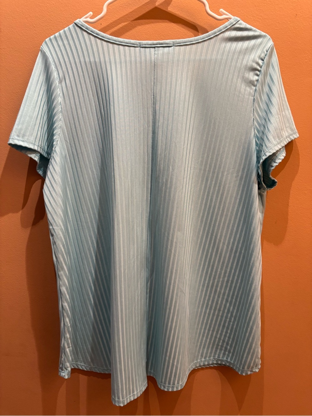 Star Vixen ribbed knit faux button front lightweight blouse Size 2X - Picture 6 of 7